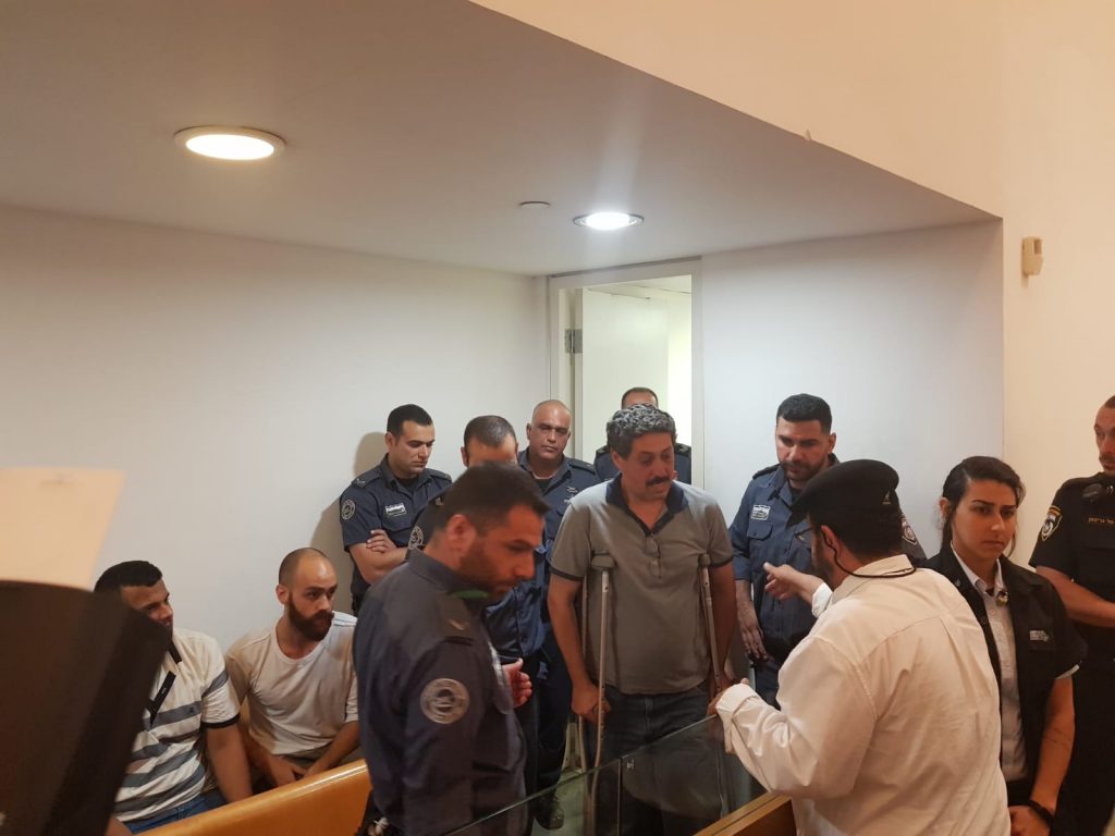 ג'עפר פארח, אתמול בבית המשפט | צילום: רדיו חיפה