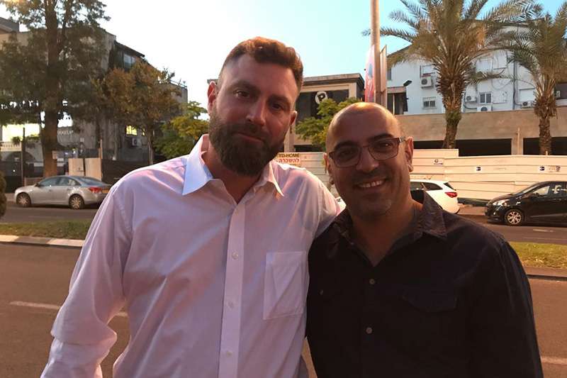 פז גולדהורן ויניב שטרית | צילום: שירות רדיו חיפה