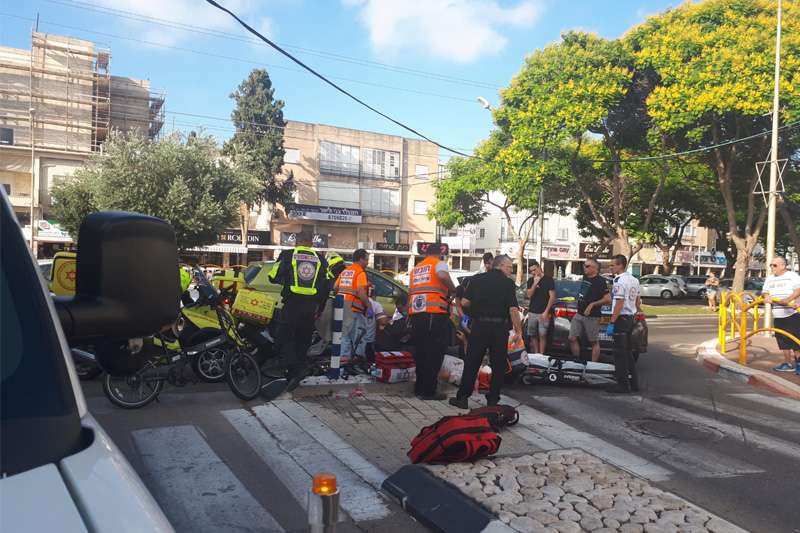 זירת התאונה | צילום: איחוד הצלה כרמל ואשר