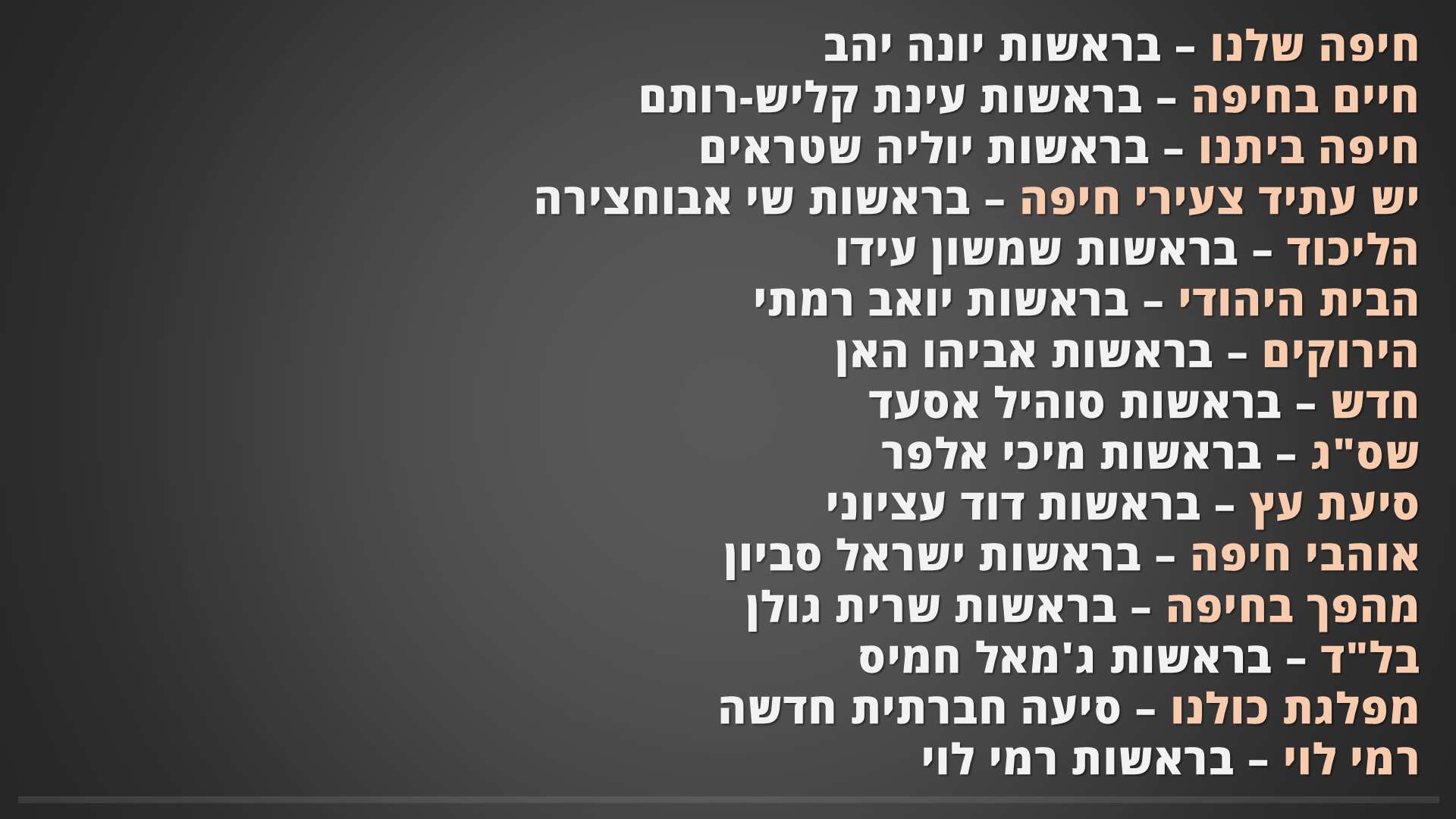 סקר בחירות מס' 4 - אוגוסט 2018