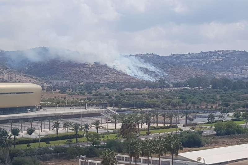 שריפה | צילום: שירות רדיו חיפה