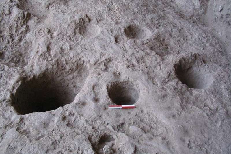 המכתשים שבהם התגלו הממצאים המפתיעים | צילום: פרופ' דני נדל
