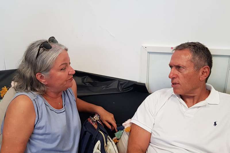 פיינגולד ובורובסקי | צילום: רדיו חיפה