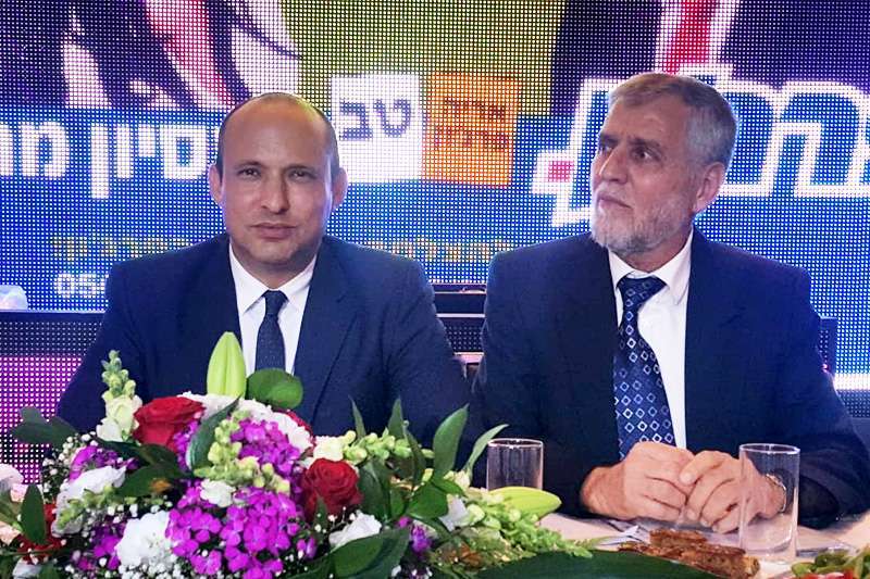 אריה פרג׳ון ונפתלי בנט | צילום: רדיו חיפה