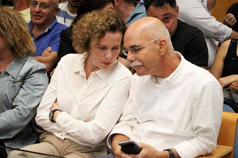 עינת קליש ונחשון צוק | צילום: רדיו חיפה