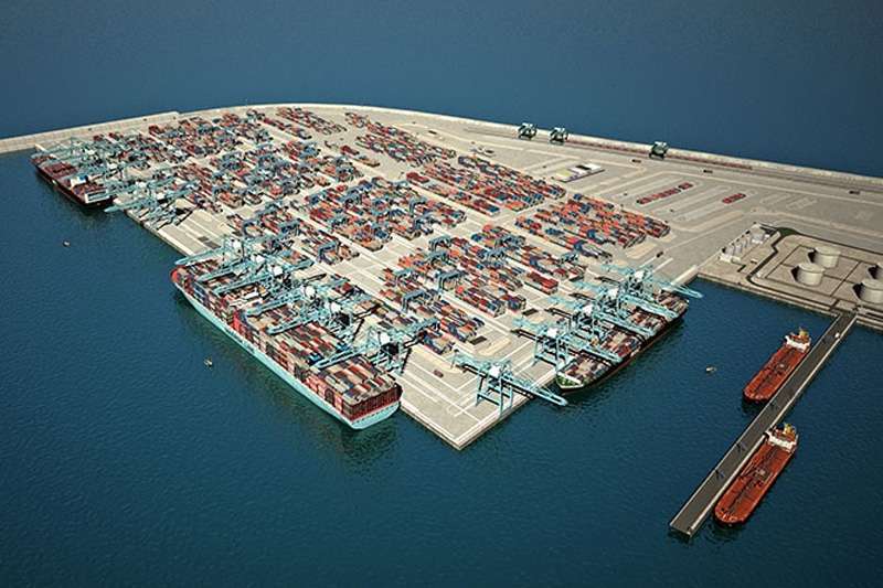 נמל המפרץ | הדמיה: HUE 3D STUDIO, חברת נמלי ישראל