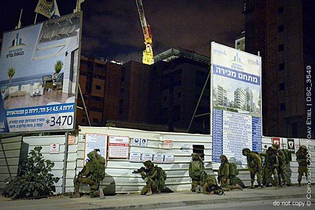 תרגיל צבאי בחיפה | צילום: יואב איתיאל