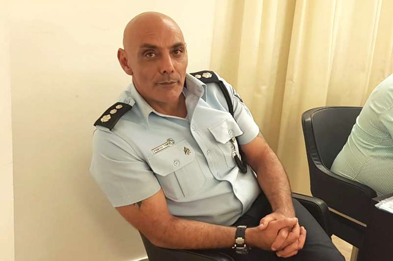 נצ״מ אמיר גולדשטיין, מפקד תחנת חיפה | צילום: רדיו חיפה