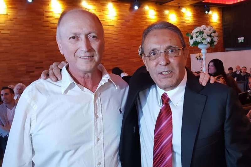 אריה טל וסגנו, מוריס אסייג | צילום: רדיו חיפה