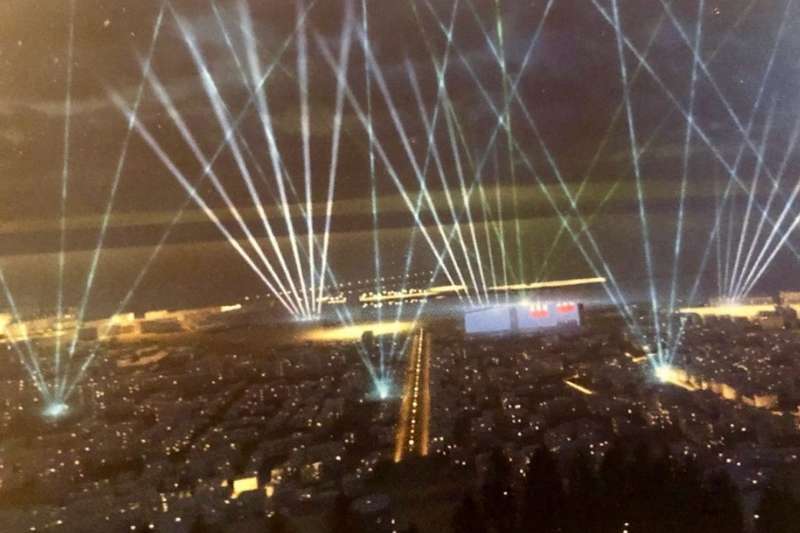 מיצג האורות | הדמיה: גיל טייכמן