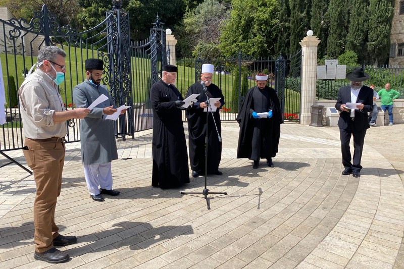 התפילה המשותפת, היום | צילום: ראובן כהן, דוברות עיריית חיפה