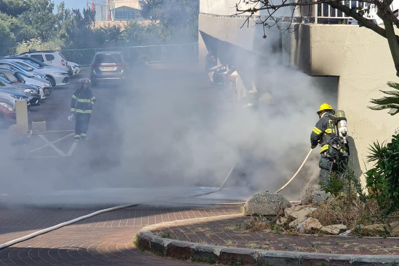 זירת האירוע | צילום: כבאות והצלה