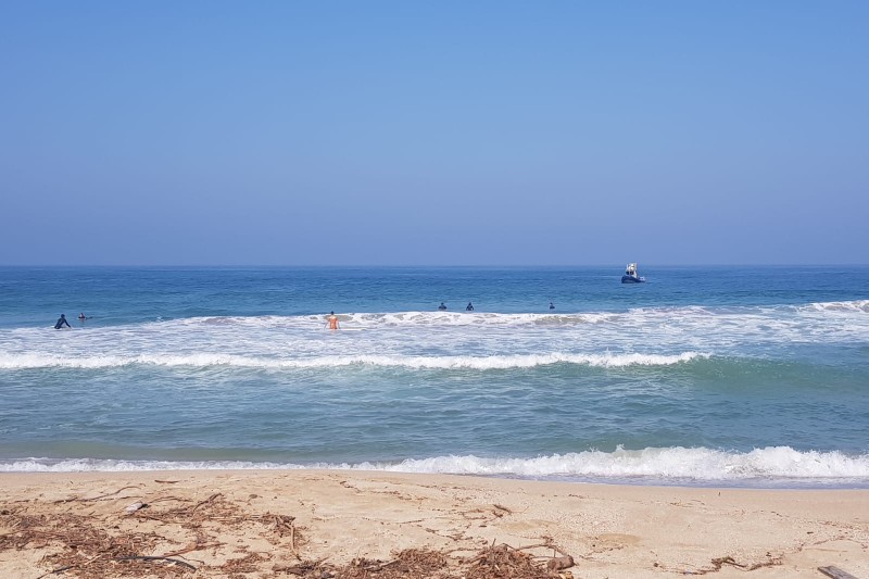 חוף הים בנהריה | צילום: דוברות המשטרה