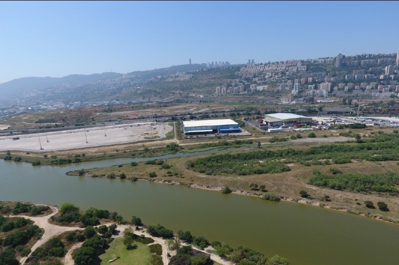 מחסנים בפארק הקישון | הדמיה: רשות נחל הקישון