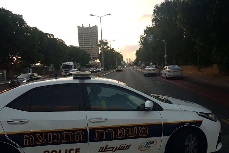 זירת התאונה, הבוקר | צילום: דוברות המשטרה