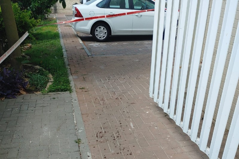 זירת האירוע בקרית חיים | צילום: דוברות המשטרה