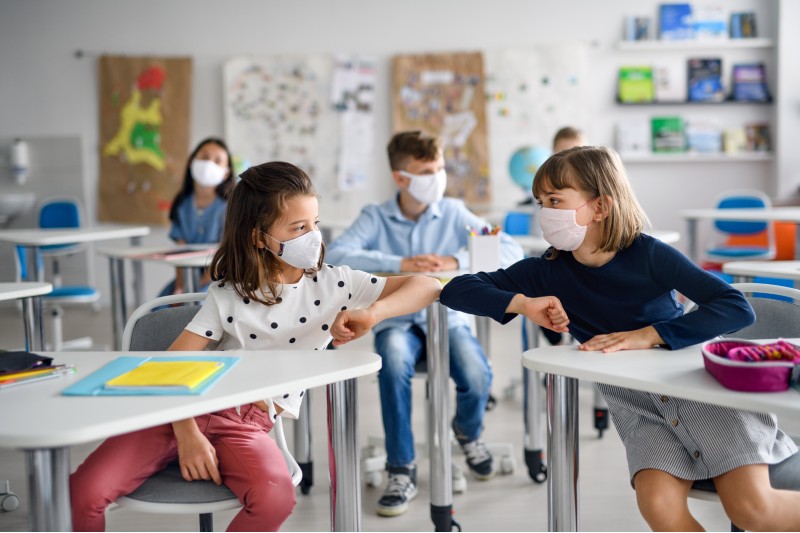 תלמידים כיתה מסכות מסכה קורונה | צילום (אילוסטרציה): Shutterstock
