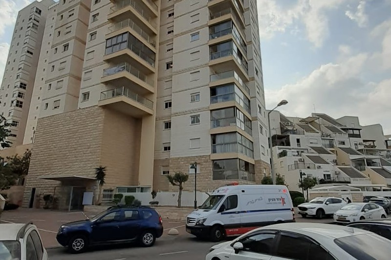 זירת התאונה בנשר | צילום: דוברות איחוד הצלה כרמל ואשר