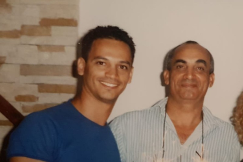 דני ז"ל ומוטי חייט | צילום: אלבום משפחתי