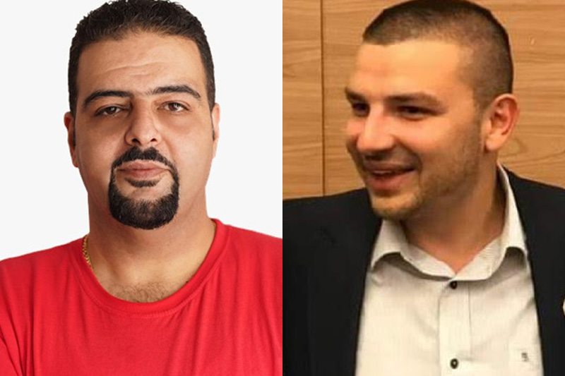 גרי קורן (צילום: יח"צ) ורג'א זעאתרה (צילום: שירות רדיו חיפה)