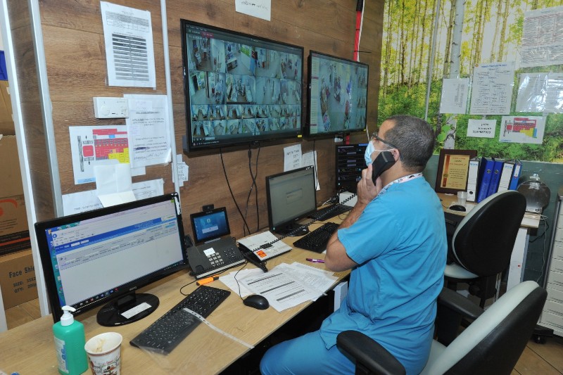 מחלקת כתר גריאטריה, הבוקר | צילום: רוני אלברט