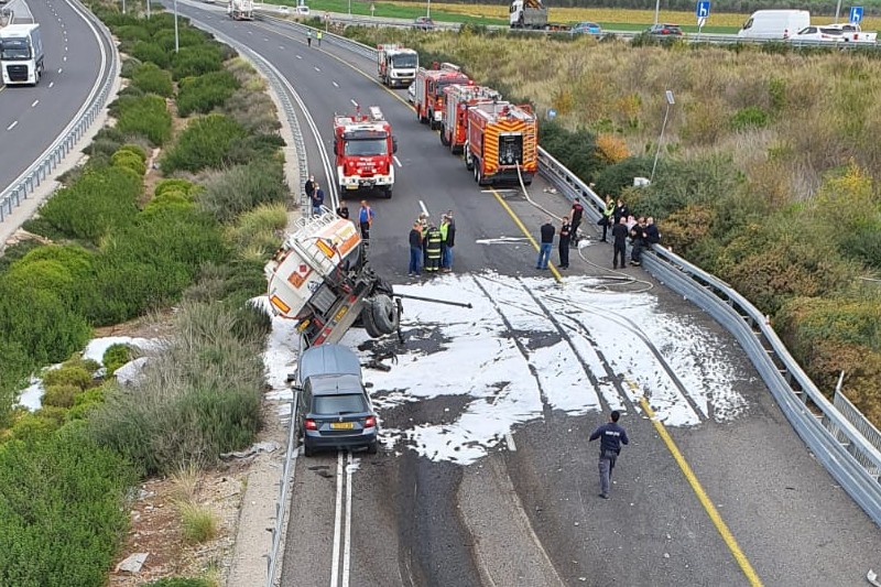 פעולות החסימה בזירה | צילום: נמרוד אבני, רשות נחל הקישון