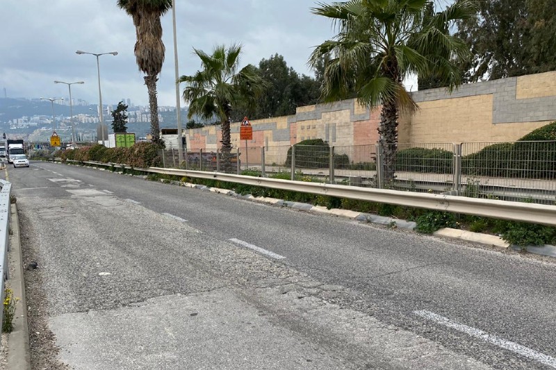 כביש יוליוס סימון | צילום: ראובן כהן, דוברות עיריית חיפה