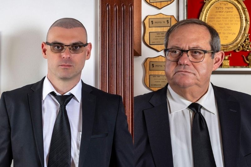 עו"ד משה גלעד ועו"ד זיו גלעד | צילום: חיים ארז