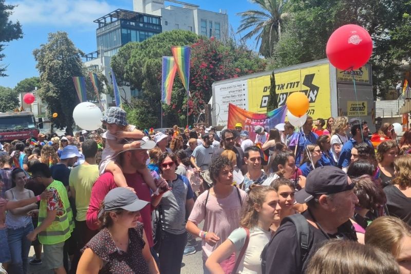 מצעד הגאווה בחיפה | צילום: רדיו חיפה