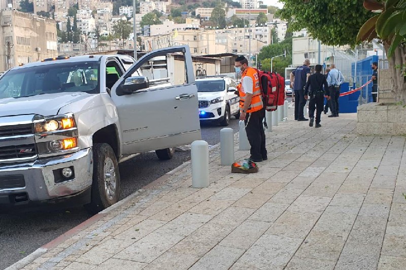 זירת האירוע, רחוב נתן אלבז | צילום: איחוד הצלה