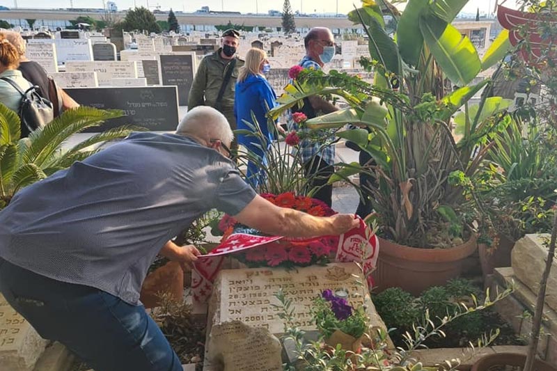 האזכרה לרז מינץ ז"ל | צילום: באדיבות אלי אשכנזי