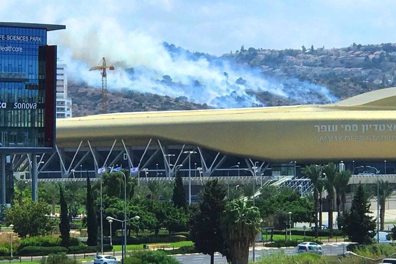 שריפה בחיפה | צילום (ארכיון): דוברות עיריית חיפה