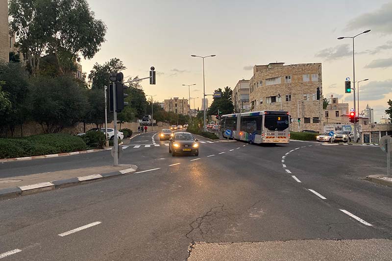 צומת דרך הגיבורים-דרך יד לבנים | צילום: רדיו חיפה