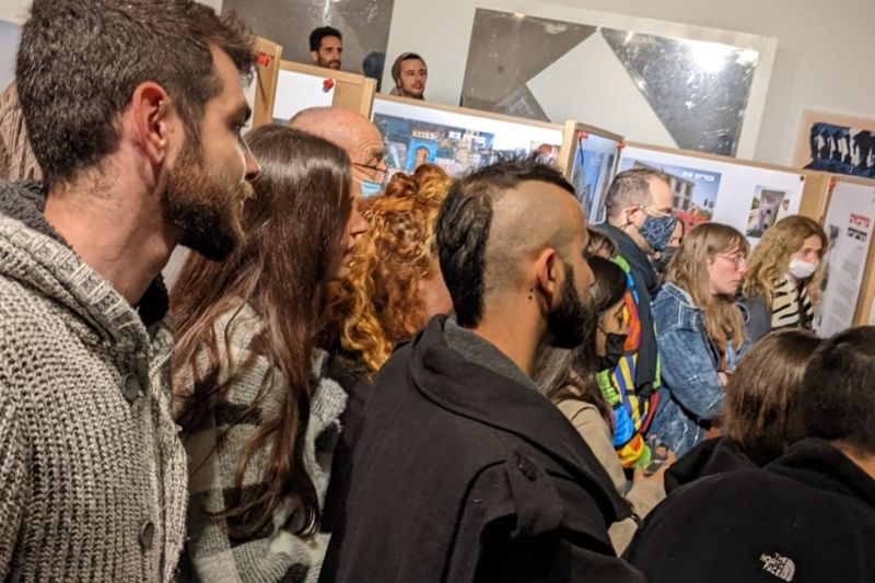 אירוע הפתיחה של תערוכת "עירפאים", אמש | צילום: שירלי הר שלג