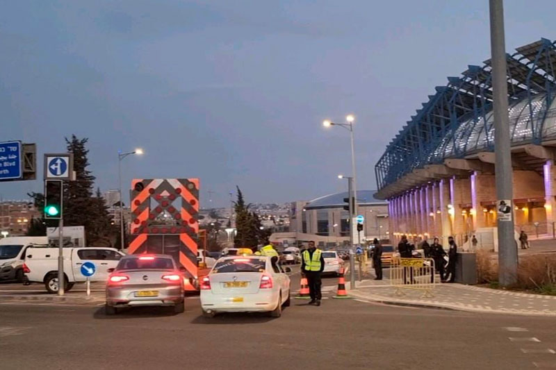 כוחות משטרה סמוך לאצטדיון טדי | צילום (ארכיון): דוברות המשטרה