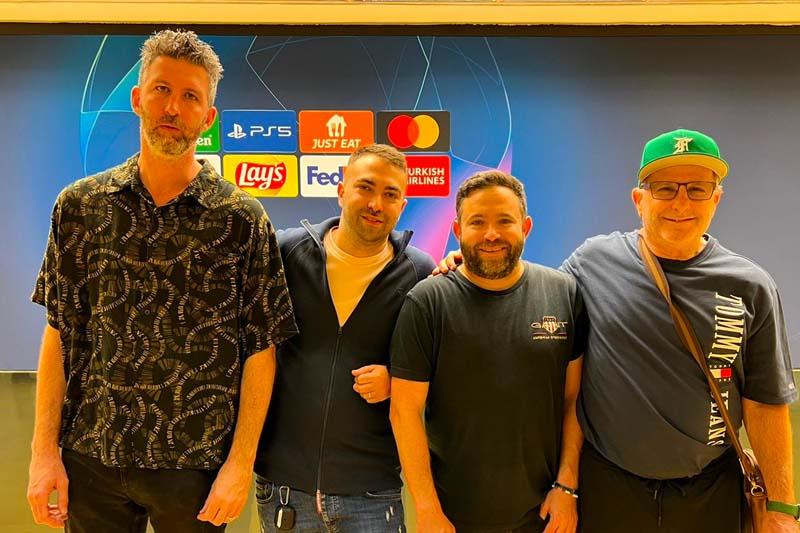 צוות הפאנל בטורינו | צילום: רדיו חיפה