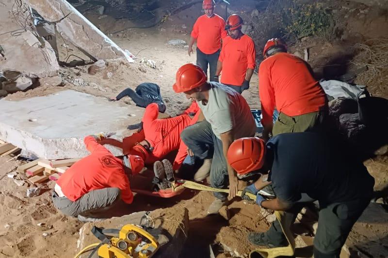 תרגיל יחידת החילוץ העירונית חיפה | צילום: לאוניד רזניק אגף הביטחון וחירום - עיריית חיפה