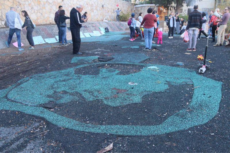 ההפגנה למען גן השלום | צילום: עומר מוזר